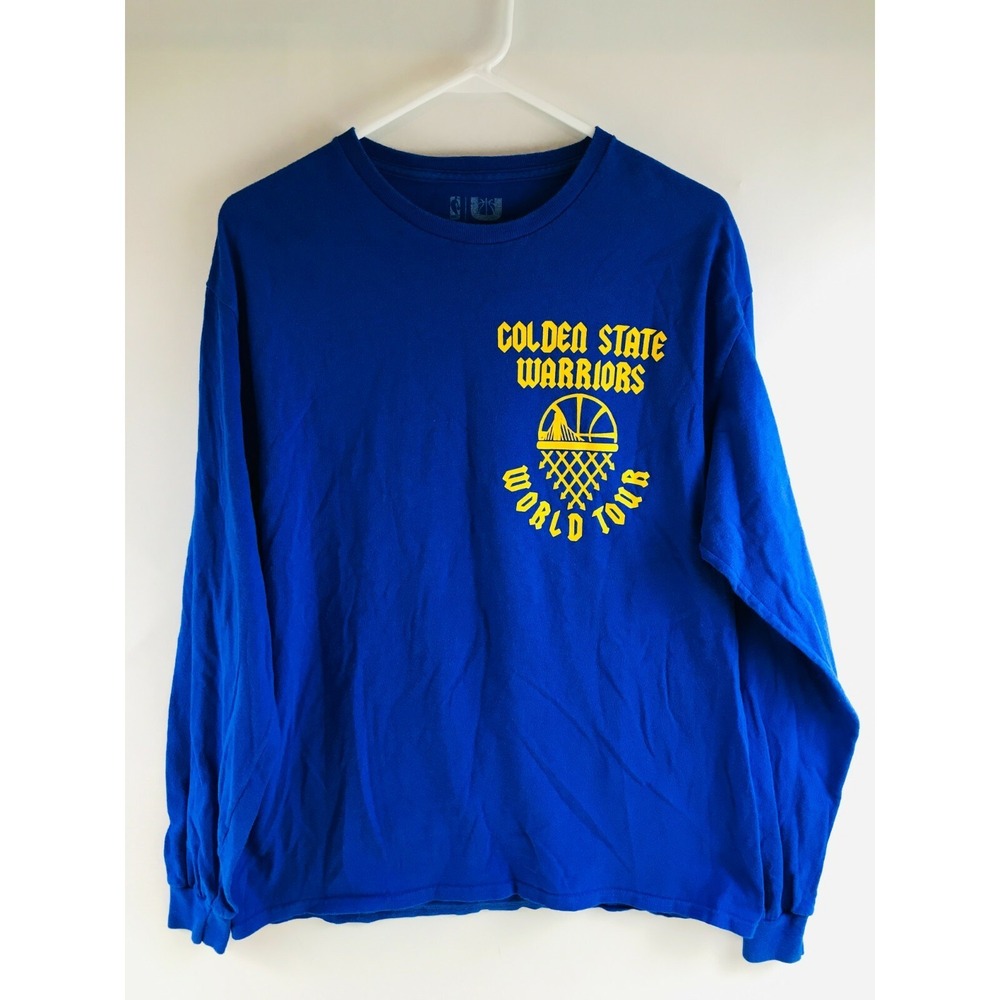 NBA Sweater Women's Size L Blue Crew Neck *Golden States Warriors* Long Sleeve